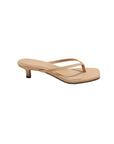 Square Toe Julia Suede Sunkissed Sandals - Heeled Sandals Tkees