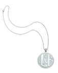 Jumbo Love Pendant in Silver 16-18" Classic Rolo Necklaces Jane Win