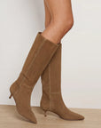 Lisa Kitten Heel Boot Chestnut
