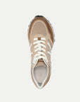 Valentina Sneaker Chestnut/Ecru Sneakers Veronica Beard - Shoes