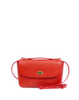 Kathryn Embossed Lizard Red