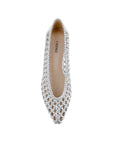 Alsace Ballet Flat Silver Leather Flats - Ballet L'Agence Shoes