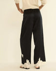 Lavon Pant Black with Candlelight Lace Pants - Trousers Doen