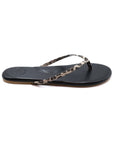 Indie Leopard Black Sandals - Flip Flops Solei Sea