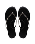 Indie Leopard Black Sandals - Flip Flops Solei Sea