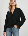 Lindi Black Sweater - Cardigans Rails