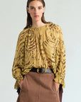 Cecile Top Veneta Arc Yellow Tops - Blouses Cara Cara