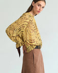 Cecile Top Veneta Arc Yellow Tops - Blouses Cara Cara