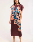 Lenny Dress Cerulean Orchid Dresses - Midi Misa