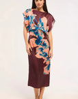 Lenny Dress Cerulean Orchid Dresses - Midi Misa