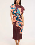 Lenny Dress Cerulean Orchid