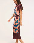 Lenny Dress Cerulean Orchid