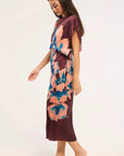 Lenny Dress Cerulean Orchid Dresses - Midi Misa