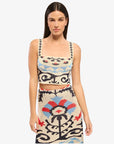 Cora Top Summer Tapestry Tops - Tanks Misa