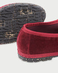 Lucrecia Granate Flats - Ballet Flabelus