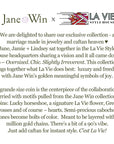 JW x LA VIE Signature Disk Pendant Necklaces Jane Win