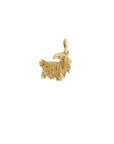 Le Goat Charm Vintage Gold Jewelry Clare V.