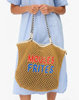 Lete Tote Moules Frites Tan Tote & Satchel Clare V.