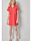 Textured Terry Tunic Dress Zinnia Dresses - Short Lilla P