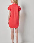 Textured Terry Tunic Dress Zinnia Dresses - Short Lilla P