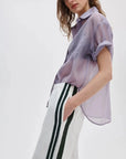 Logan Pull On Track Pant Whitesport Denim - Flare & Wide Leg rag & bone