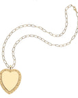 Love Across All Time Heart Pendant 18" Drawn Link Necklaces Jane Win