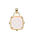 Love Carved Glass Pendant 16-18" Classic Rolo Necklaces Jane Win