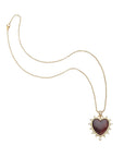 Love Dolce Carved Heart Pendant 16-18" Classic Rolo Necklaces Jane Win