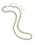 Made From Love Tennis Necklace Olive Green Necklaces Jane Win
