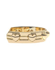 Love Set In Stone Heart Cuff Gold Bracelets Jane Win