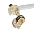 Love Knot Studs Yellow Gold Earrings Native Gem