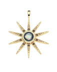 Lucky Sparkling Supernova Pendant Black Mother of Pearl 16-18" Classic Rolo Necklaces Jane Win