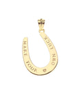 Lucky Starry Horseshoe Pendant 16-18" Classic Rolo Necklaces Jane Win