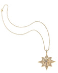 Lucky Wish On A Star Embellished Pendant 16-18" Classic Rolo Necklaces Jane Win