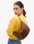 Lune Embossed Python Auburn