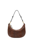 Lune Embossed Python Auburn