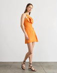 Marlow Dress Cadmium Orange Dresses - Short Tanya Taylor