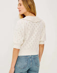 Mindy Top Ivory Sweater - Cardigans Rails