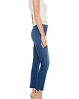 The Insider Ankle Step Fray Cosmic Cowgirl Denim - Straight Mother