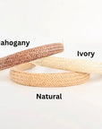 Skinny Natural Rattan Headband Beauty & Hair Adorro