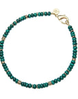 Gumdrop Beaded Necklace Malachite 16" Necklaces Jane Win
