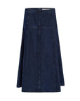 Yuko Denim Skirt Dark Wash Skirts - Midi Marie Oliver