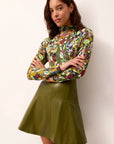 Crawford Skirt Juniper Green Skirts - Short Marie Oliver
