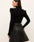 Tinley Turtleneck Black Sweater - Turtleneck Marie Oliver
