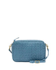 Marisol Woven Zig Zag Desert Blue Crossbody Clare V.
