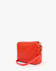 Midi Sac Woven Diagonal Bright Poppy Crossbody Clare V.