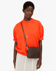 Midi Sac Rattan Chocolate