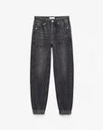 Miramar Terry Jogger Pant Faded Black Denim - Straight rag & bone