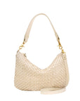 Moyen Messenger Cream Woven Checker Hobo & Shoulder Clare V.