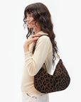Moyen Messenger Pablo Cat Suede Cocoa Hobo & Shoulder Clare V.
